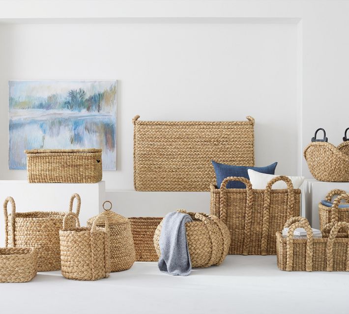 Beachcomber Handwoven Seagrass Basket Collection | Pottery Barn