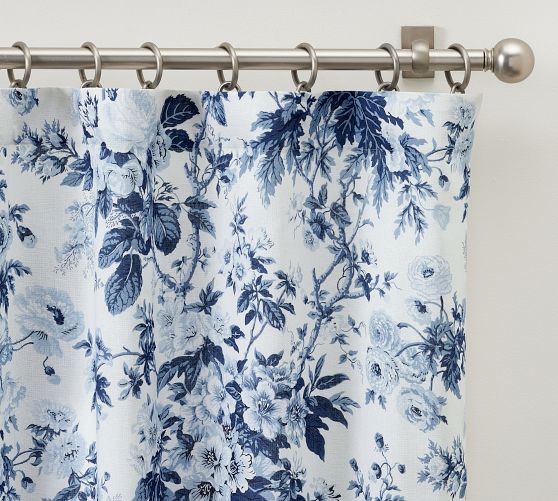 Garden Floral Blackout Curtain Pottery Barn