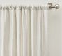 Hawthorn Striped Cotton Rod Pocket Curtain | Pottery Barn