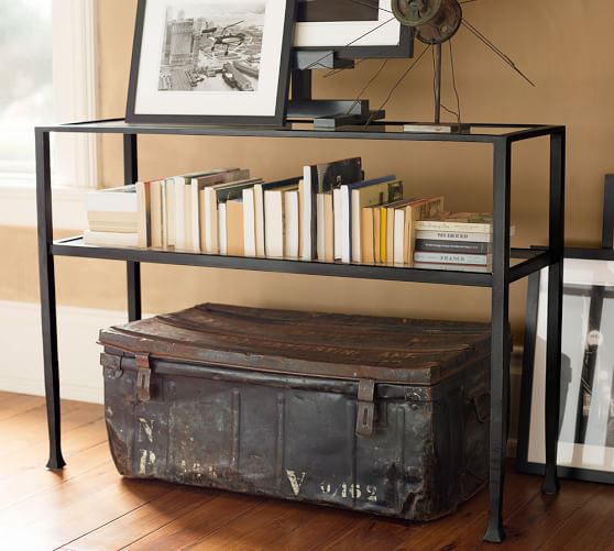 pottery barn narrow console table