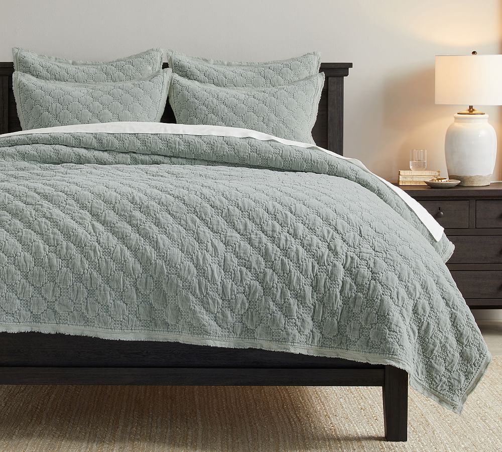 Velvet Lattice Quilt Pottery Barn