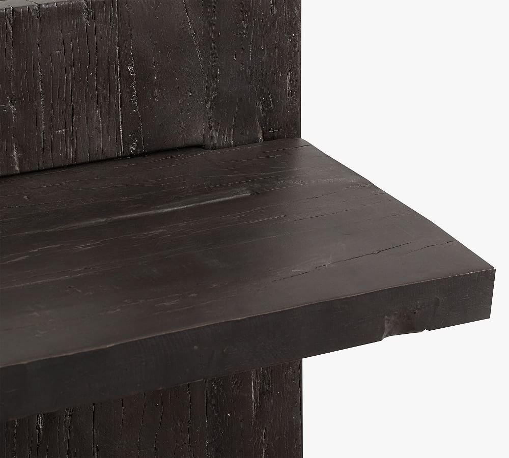 Rocklin Entryway Leaning Shelf with Mirror Pottery Barn