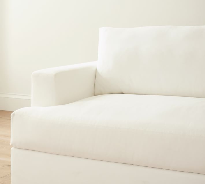 Carmel Recessed Square Arm Upholstered Return Bumper Sectional