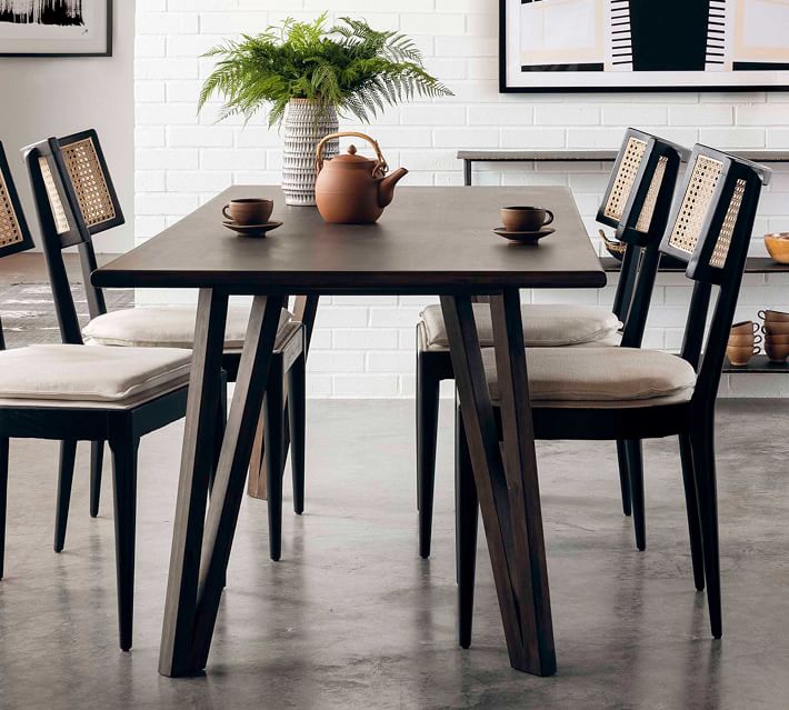 dwell walnut console table