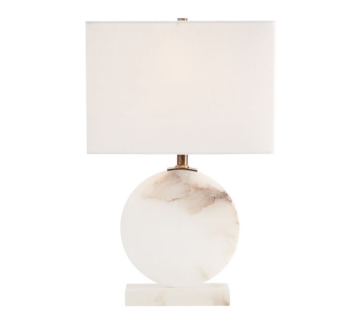 zoe alabaster table lamp