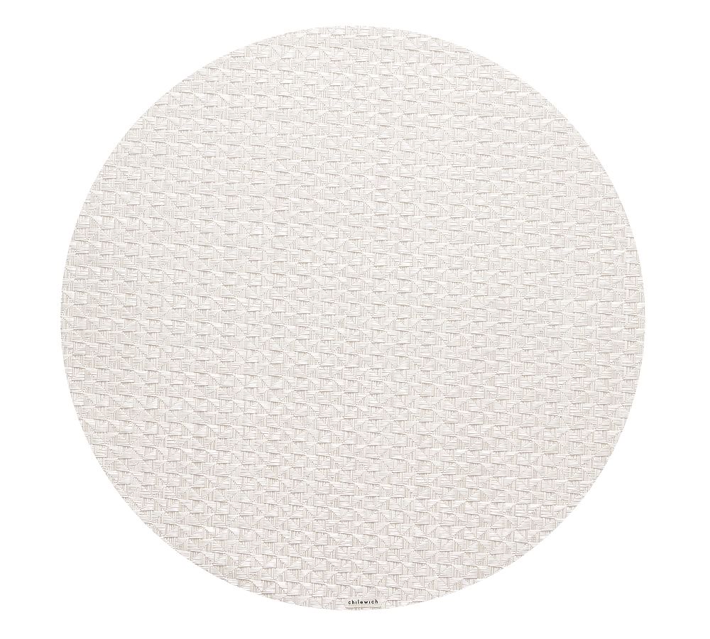 Chilewich Origami Indoor/Outdoor Round Placemats Set of 4 Pottery Barn