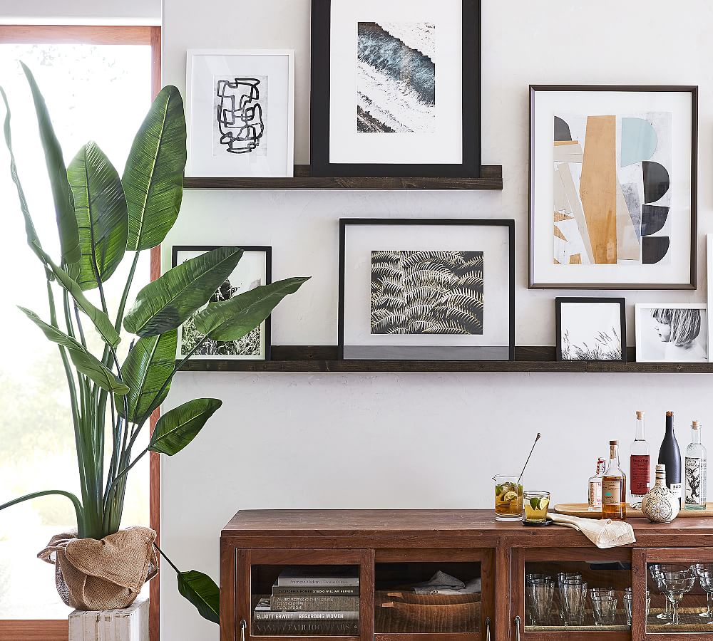 Faux Potted Bird of Paradise Palm Tree Large 70"H Pottery Barn