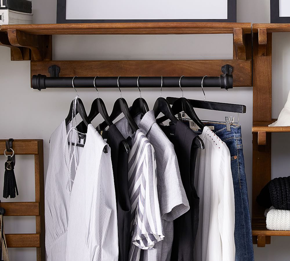 Declan Closet 30" Rail Shelf Pottery Barn