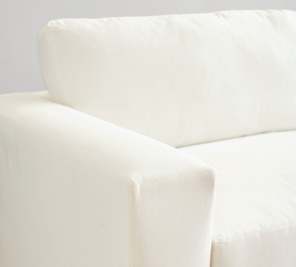 Carmel Lounge Square Arm Upholstered Sofa | Pottery Barn