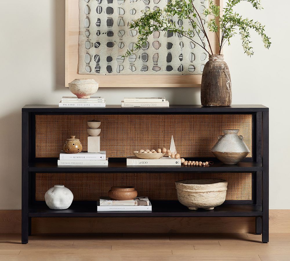 Dolores Console Bookcase Pottery Barn