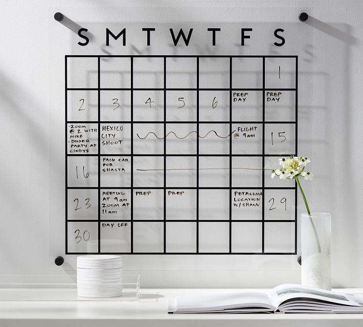 Acrylic Calendar | Pottery Barn