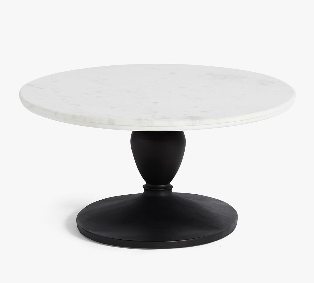 Chapman Oval Marble Coffee Table | Pottery Barn