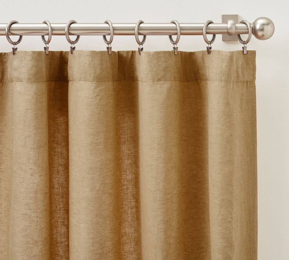 Belgian Flax Linen Curtain | Pottery Barn