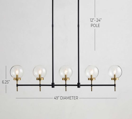 camryn metal and glass chandelier