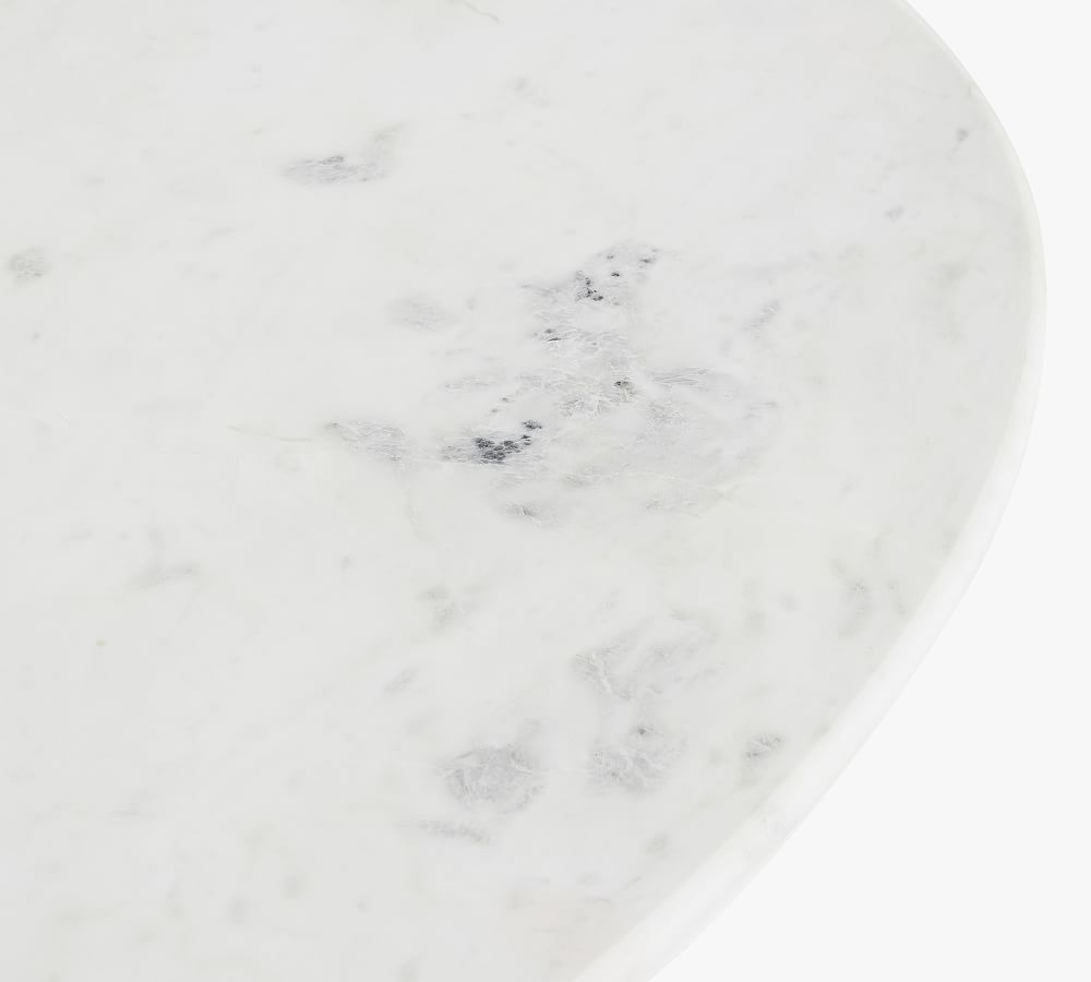 Chapman Oval Marble Coffee Table Pottery Barn