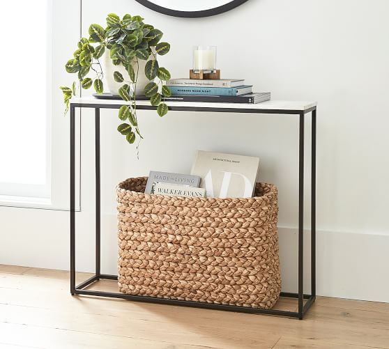 pottery barn marble top side table