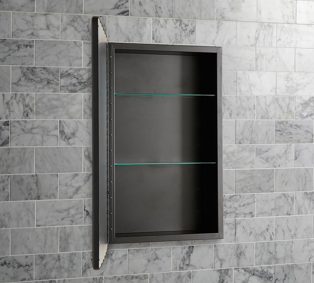 Vintage Rounded Rectangular Recessed Medicine Pottery Barn