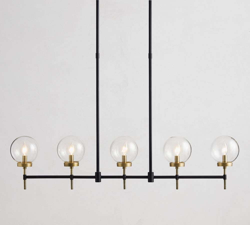 camryn metal and glass chandelier