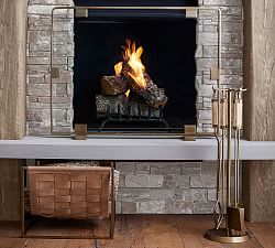 Vail Fireplace Collection - Brass