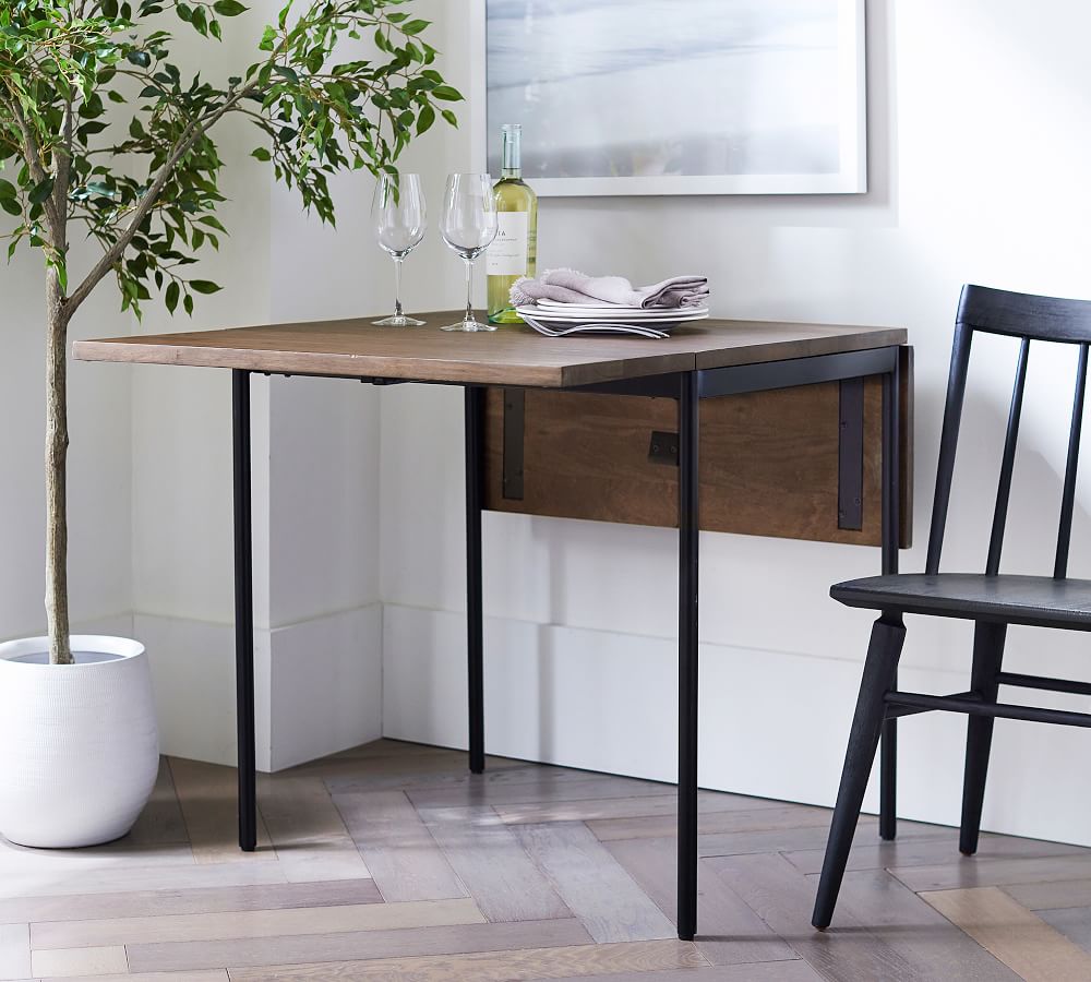 desk with folding leaf