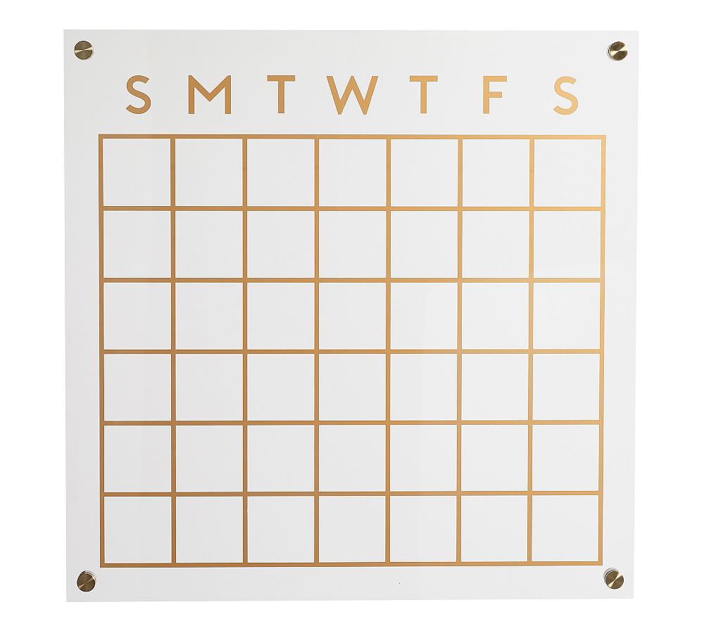 Acrylic Calendar | Pottery Barn
