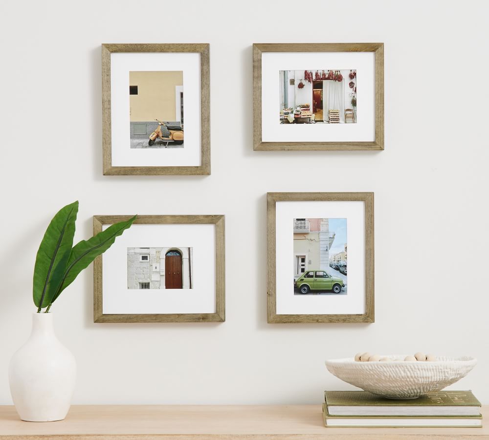 Multi-Mat Wood Gallery Tabletop Frames | Pottery Barn