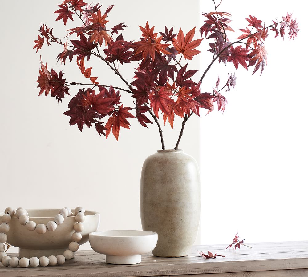 Faux Japanese Maple Branch - Red | Pottery Barn