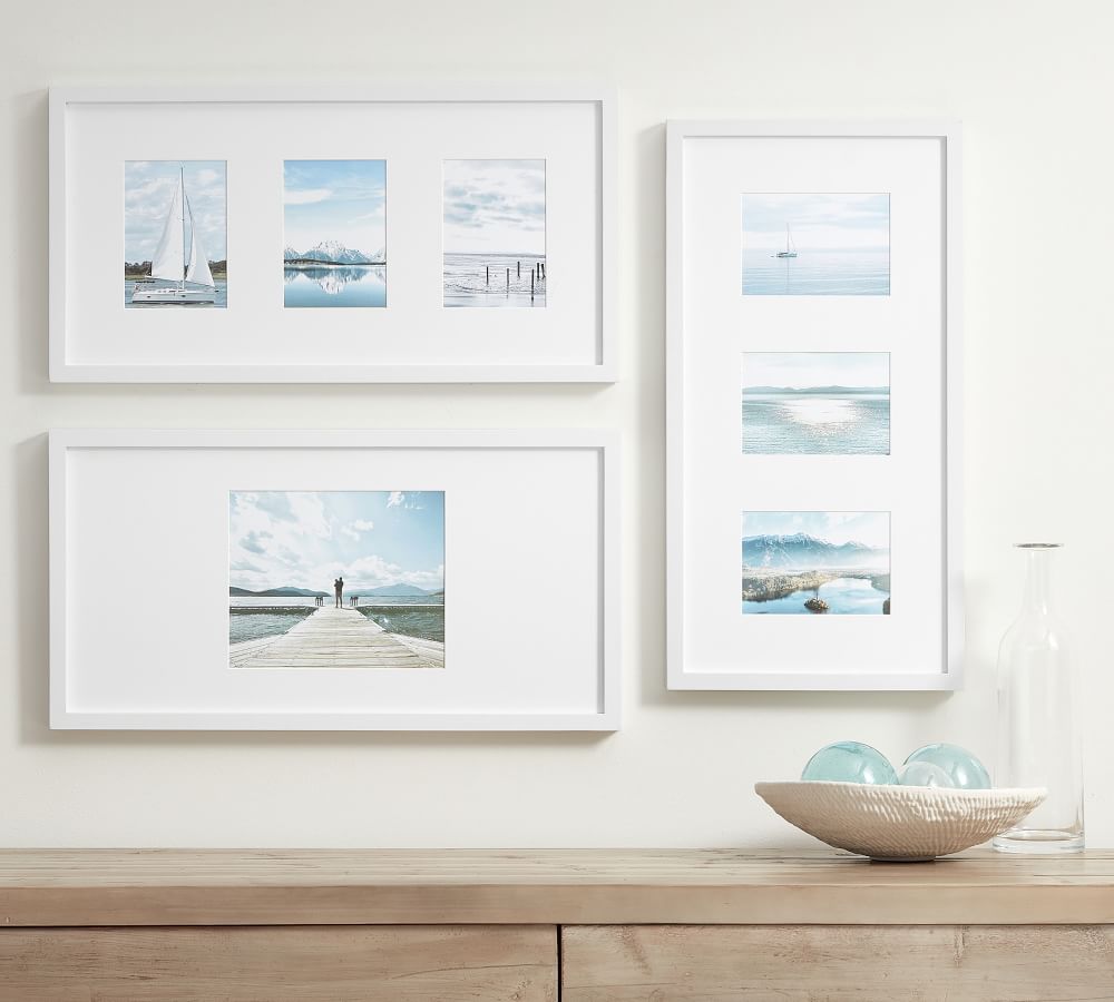 Multi-Mat Wood Gallery Frames | Pottery Barn