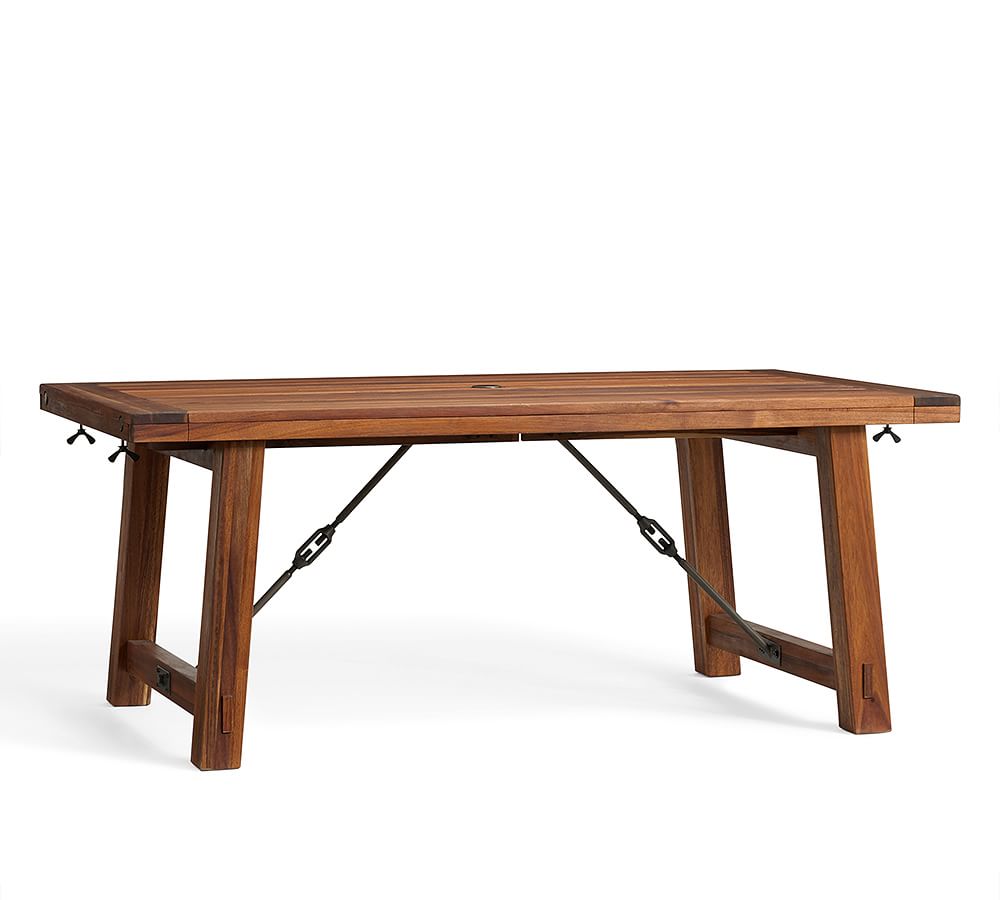 benchwright outdoor dining table