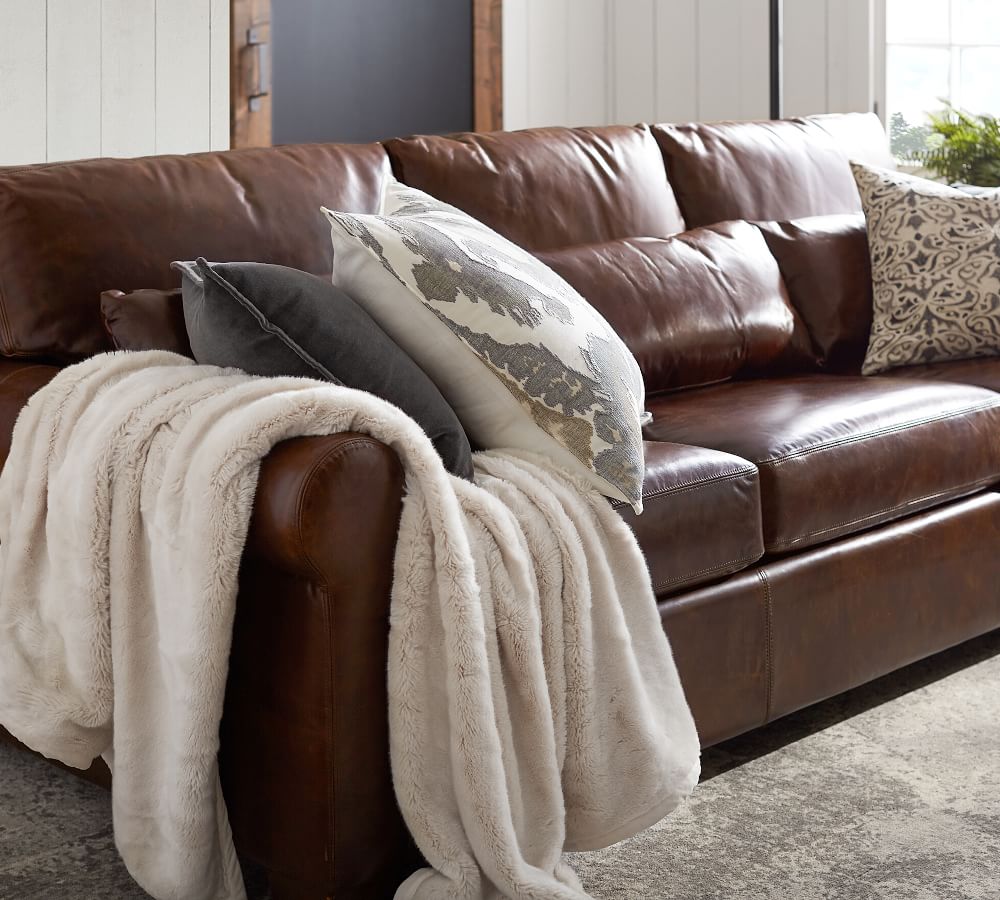 Faux Fur Alpaca Throw Blankets Pottery Barn