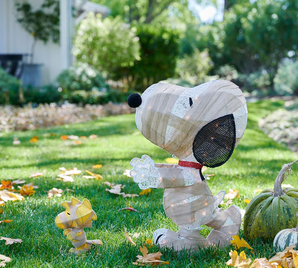Peanuts™ Lit Snoopy™ & Woodstock™ Pottery Barn