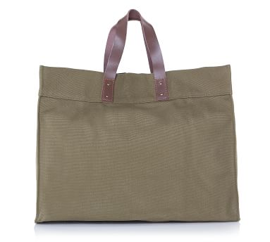 Canvas Square Utility Tote | Pottery Barn