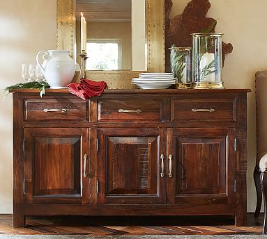 Bowry Reclaimed Wood Buffet Table | Pottery Barn