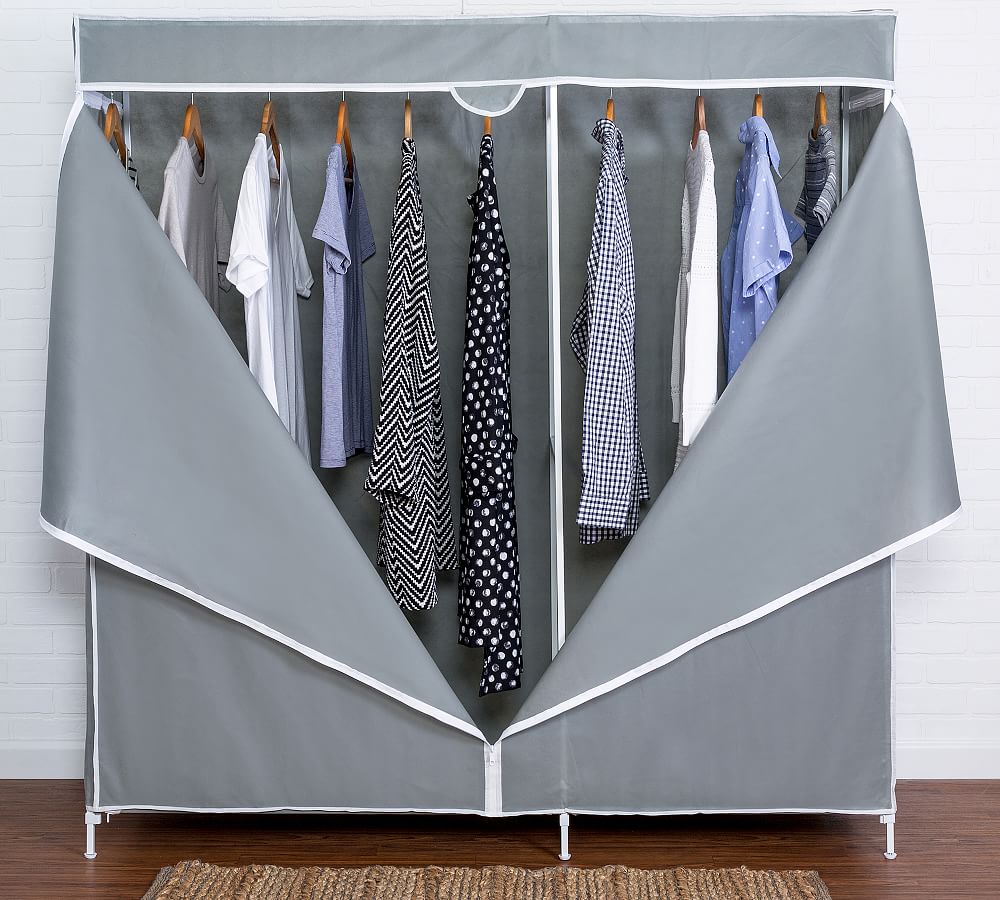 60" Wardrobe Storage Closet Pottery Barn