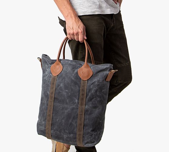 Brixton Waxed Canvas Flight Bag Pottery Barn