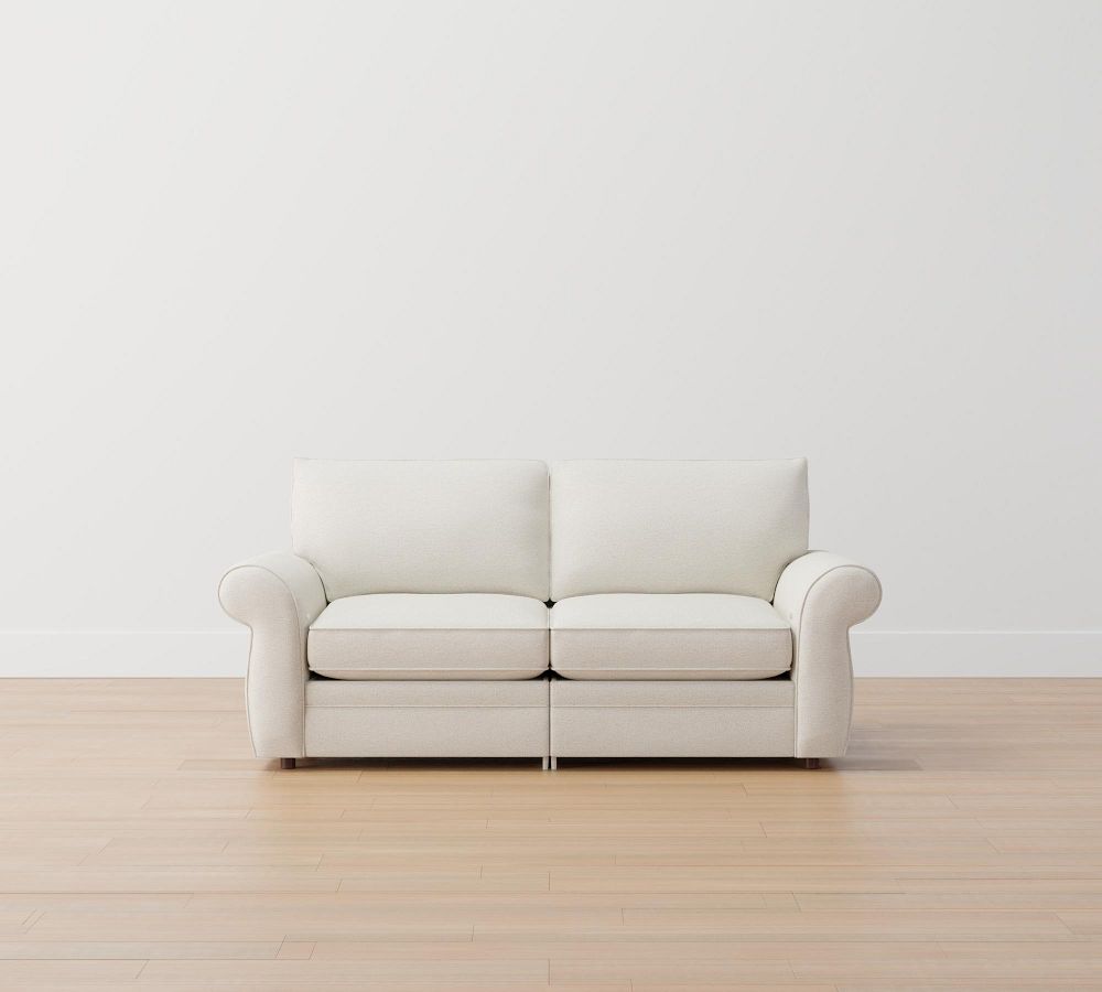 Pearce Roll Arm Upholstered Reclining Sofa Pottery Barn