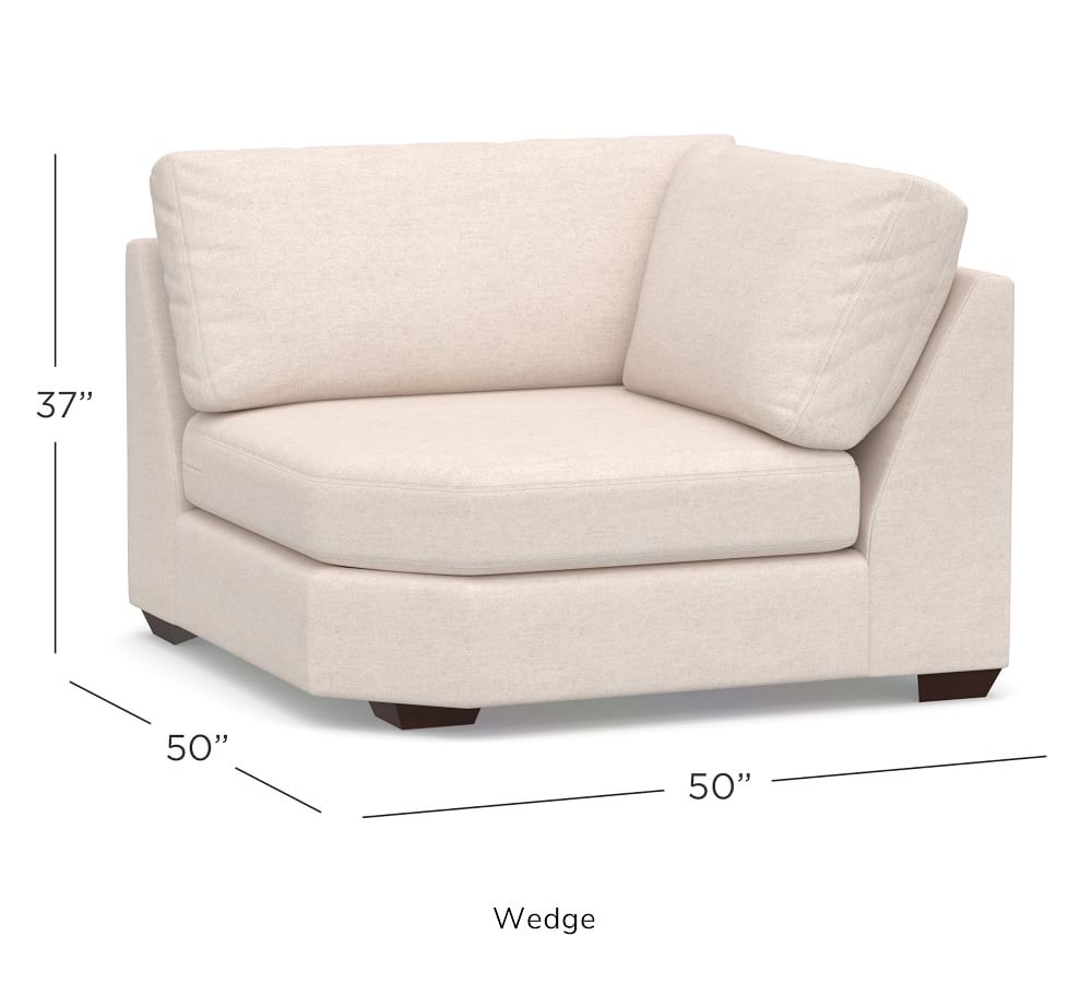 Build Your Own - Big Sur Square Arm Upholstered Sectional | Pottery Barn