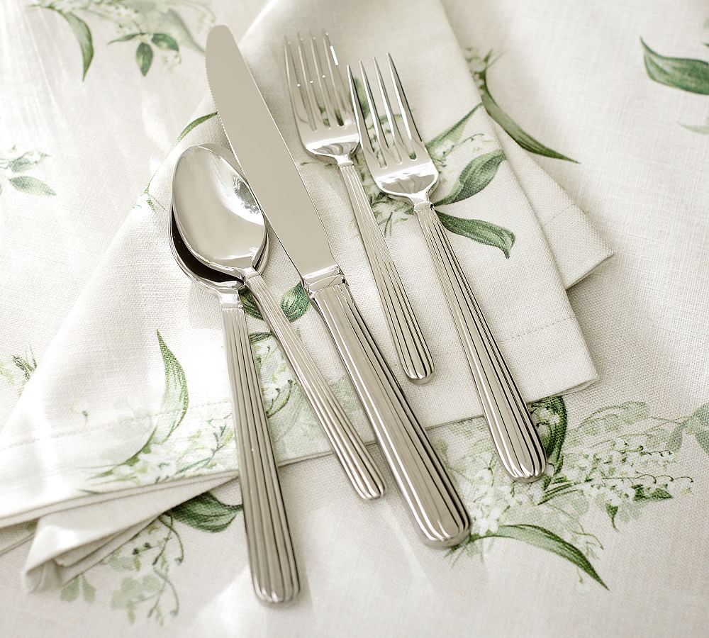 Monique Lhuillier Rivoli 5Piece Flatware Set Pottery Barn