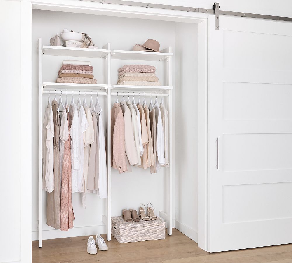 Essential Reach-In Closet by Hold Everything, 5' Long Hanging System ...