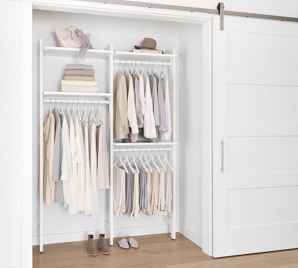 Essential Reach-In Closet by Hold Everything, 5' Complete Hanging ...