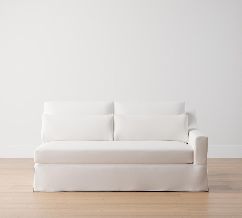 Build Your Own York Slope Arm Deep Seat Slipcovered Sectional