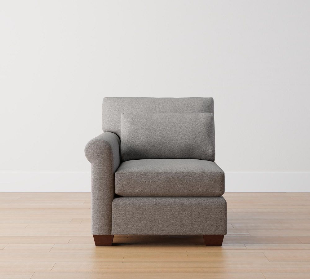 Build Your Own York Roll Arm Deep Seat Upholstered Sectional