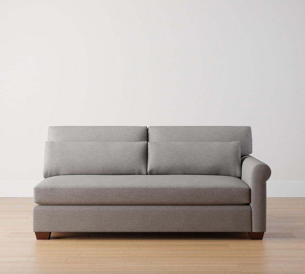Build Your Own York Roll Arm Deep Seat Upholstered Sectional