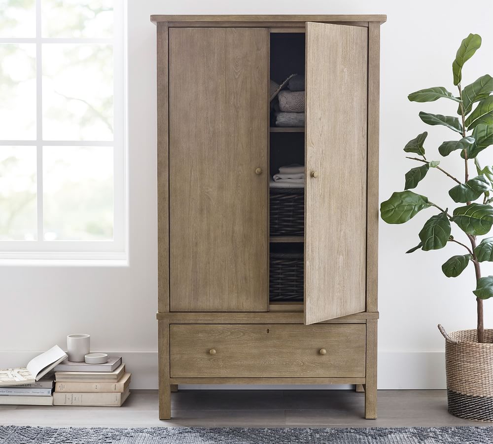 pottery barn armoire desk