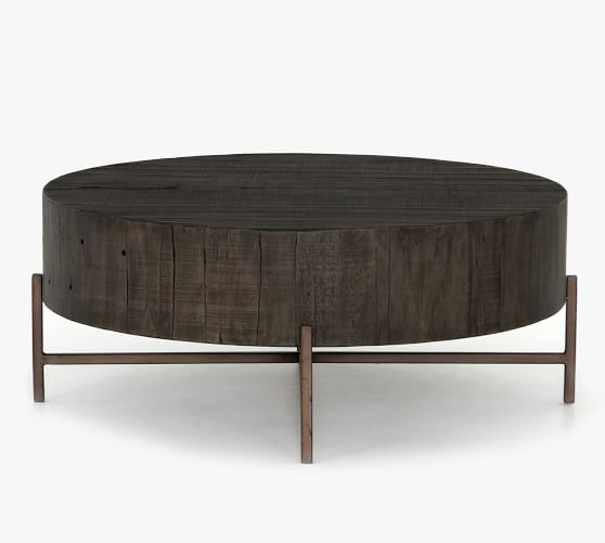 round coffee table low