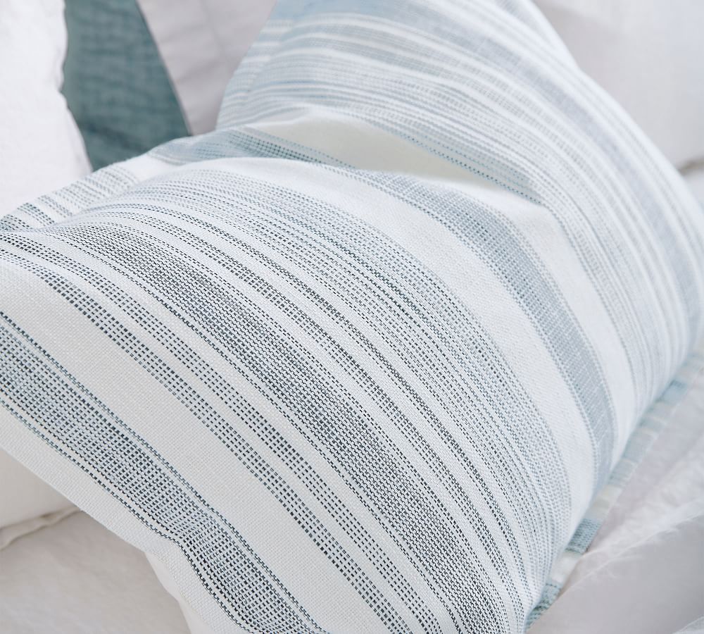 Hawthorn Striped Cotton Duvet Cover Pottery Barn
