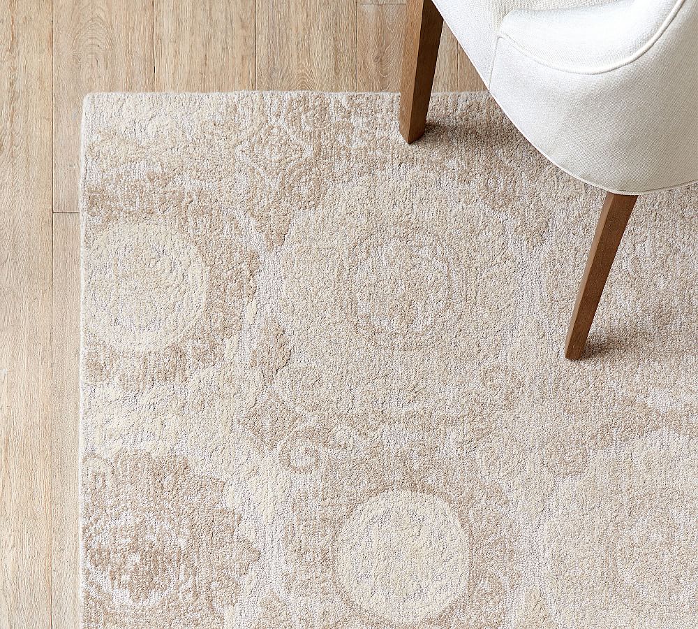 Gray Kendyl Tufted Rug Patterned Rugs Pottery Barn