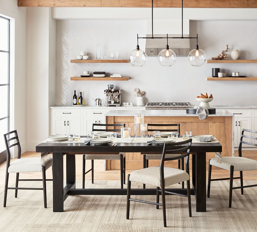 Brighton Floating Wood Shelves Pottery Barn