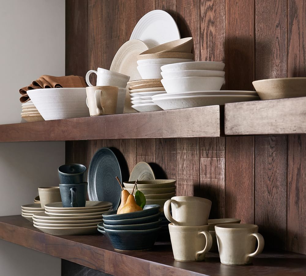 Brighton Floating Wood Shelves Pottery Barn