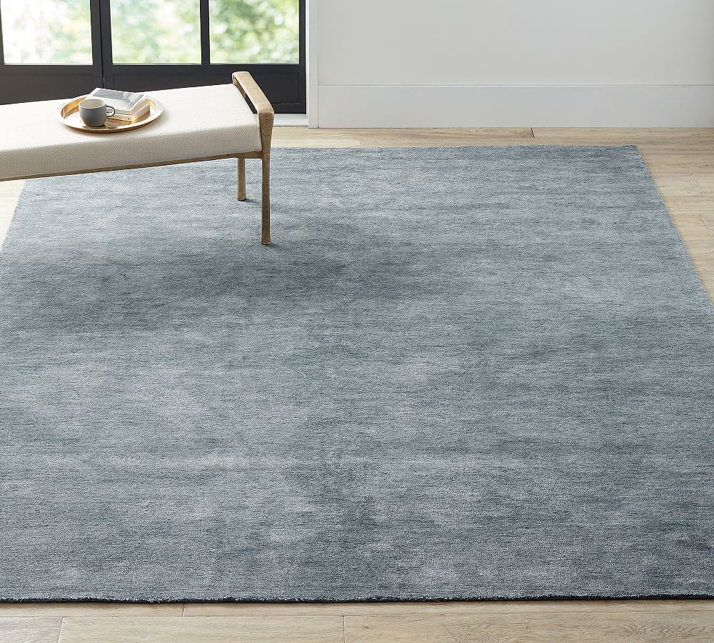 Ryder HandTufted Viscose Rug Pottery Barn
